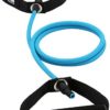 Single Resistance Band, Exercise Tube - with Door Anchor and Manual, for Resistance Training, Physical Therapy, Home Workouts, Fitness, Pilates,Boxing Strength Training - Image 2