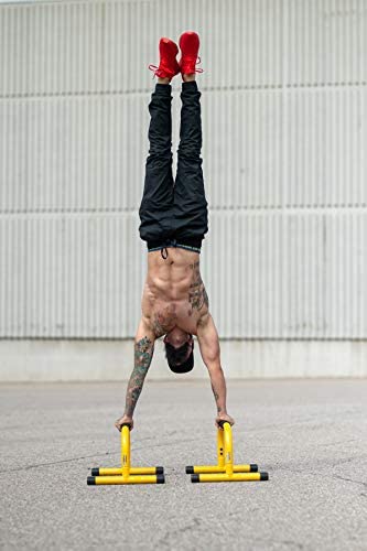 Lebert Fitness Parallette Push Up Bars Dip Station Stand - Perfect for Home and Garage Gym Exercise Equipment - Gymnastics, Calisthenics, Strength Training Parallel Bars for Men and Women - Image 12