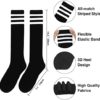 Zando Womens Knee High Socks Thin Striped Tube Socks Bulk Casual Over the Calf Socks for Women Long Sports Knee Highs - Image 5