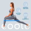 COOLU Mini Resistance Loop Bands – Set of 5 Stretching Training Bands for Home Workout, Fitness, Gym, Physical Therapy, Exercise, Yoga, Pilates for Women and Men – with Special Carry Bag - Image 2