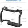 NEEWER Camera Cage Compatible with Canon EOS R5 R6 R5 C SmallRig, Aluminum Alloy DSLR Rig Stabilizer with 1/4"&3/8" Threads, Cold Shoe, and NATO Rail for Vlogging, Filmmaking, Video Recording (VS101) - Image 2