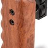 CAMVATE DSLR Wood Wooden Handle Grip Mount Support for DV Video Cage Rig (Left Hand) - 1242 - Image 5