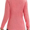 COOrun Workout Shirts for Women Long Sleeve Yoga Tops Casual Hiking Tee Shirt Athletic Breathable Top Quick Dry - Image 2