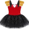 RUNQHUI Kids Girls Circus Show Ringmaster Costume Princess Dance Leotard Christmas Halloween Fancy Dress - Image 4
