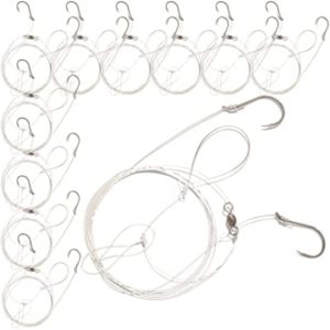 Blackfish Snafu Rig - 1, 5 &10 Pack Option -Size 3/0 BKK Bait Hook - 60lb Heavy Duty Mono, Dropper Loop - Hand Tied - Uncle Mo’s Saltwater Tackle Savage 17 Fathom Tautog Rig