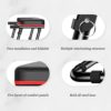Yoga Inversion Stool Upside Down Stretching Chair Inversion Chair Small Fitness Equipment Super Weight Bearing (Color : Black, Size : 53 * 43 * 35.5cm) - Image 6