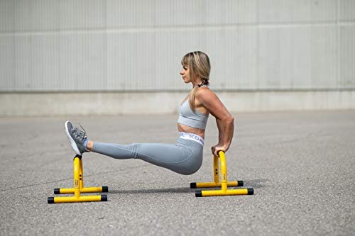 Lebert Fitness Parallette Push Up Bars Dip Station Stand - Perfect for Home and Garage Gym Exercise Equipment - Gymnastics, Calisthenics, Strength Training Parallel Bars for Men and Women - Image 10