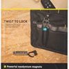 Nite Ize MSBL-03-R7 SlideLock 360° Magnetic Locking Dual Carabiner, Blue - Image 8