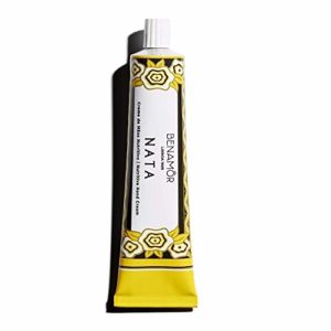 Benamôr Nata Nutritive Hand Cream | Egg Yolk Nutrient Hand Cream | Shea Butter Hand Cream with Coconut Oil | Almond Oil Hand Cream for Dry Hands | Paraben Free Lotion (1.7 FlOz)