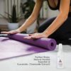 Yoga Mat Cleaner - Herb Scent, Safe for All Mats, No Sticky Or Slimy Residue - Cleans, Restores, Refreshes + Free Microfiber Cleaning Towel Included (1. Misty Lavender) - Image 6