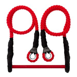 Aerial Trapeze, Aerial Gift, Aerial Trapeze Static, Aerial Equipment, Aerial Circus, Circus Equipment, Gift Trapeze Artist, Aerial Birthday, Circus props (6.5 ft (2 m), Red)