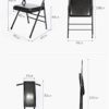 DLT Iyengar Foldable Yoga Chair W/Width 31mm Lumbar Support, Removable Bold 25mm Steel Pipe Yoga Chair Auxiliary Tool, Balanced Body Headstand Bench Ideal Chair - Image 6
