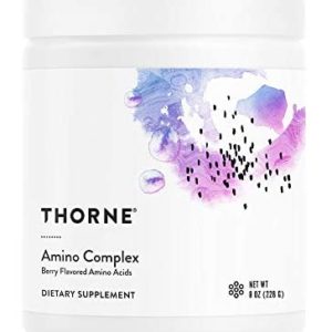 Thorne Amino Complex - Clinically-Validated EAA and BCAA Powder for Pre or Post-Workout - Promotes Lean Muscle Mass and Energy Production - NSF Certified for Sport - Berry Flavor - 8 Oz - 30 Servings