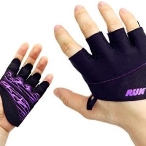 Workout Gloves Weight Lifting Grips with Silicon Padding by RUNTOP - Exercise Gloves Perfect for Women Men Cross Fitness Training WODS Weightlifting Bodybuilding Powerlifting Gym Fitness