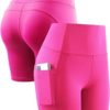 CADMUS High Waist Yoga Shorts for Women Naked Feeling Workout Running Biker Shorts - Image 3