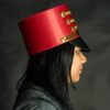 Majorette Ring Master Toy Soldier Drum Major Nutcracker Drummer Boy Costume Hat - Image 5