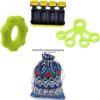 Hand Grip Strengthener 3Pcs - Adjustable Finger Exerciser, Grip Strength Trainer for Arthritis - Hand Grip Workout Equipment for Musician - Finger Stretcher Resistance Band Grip Ring, Guitar Beginner - Image 7