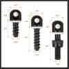 SOMA Sing Studs, QD Sling Swivels Mounting Screws (6-Pcs) for Shoulder Strap Studs Outdoor Hunting - Image 2