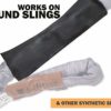 3" x 1' Nylon Cordura Sleeve Sling Protector Wear Pad fits up to 2" Wide Slings/Straps USA Made - Image 3