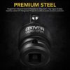 LEXIVON Premium Impact Universal Joint Socket Swivel Set | 3-Piece Ball Spring Design 1/2", 3/8", and 1/4" U-Joint Drive | Cr-Mo Steel - Full Impact Grade (LX-113) - Image 2