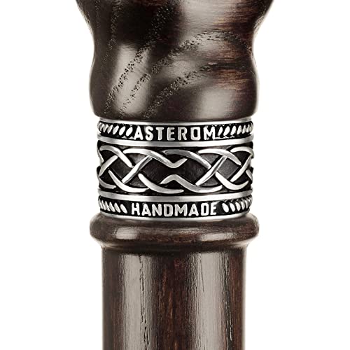 Handmade Celtic Walking Cane for Men - Bear - Cool Wood Cane Stylish Walking Stick - Image 8