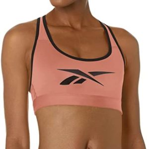 Reebok Women's Lux Racerback Sports Bra, Medium Support