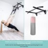 PULLUP & DIP Wall Mounted Pull Up Bar, Premium Multi Grip Chin Up Bar for Wall Mounting Incl. Pull-Up Band, Screws & eBook, Up to 200 kg (440 lbs) - Image 5