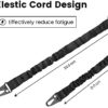 CVLIFE Two Points Sling with Length Adjuster Traditional Sling with Metal Hook for Outdoors Black 2 Pack - Image 4