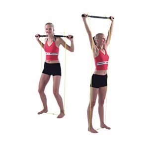 Cando Padded Unweighted Exercise Bar with Tubing, 2 lbs Capacity, Multi, 36 inches