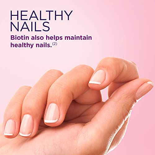 Nature's Bounty Hair, Skin & Nails with Biotin, Strawberry Gummies Vitamin Supplement, Supports Hair, Skin, and Nail Health for Women, 2500 mcg, 140 Ct - Image 4