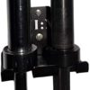 XII:XI Fitness Barbell Storage, Double Olympic Wall Mount Barbell Holder, Vertical Hanging Barbell Rack, Protective UHMW Plastic, Made from American Steel - Image 3