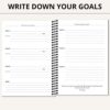 Food and Exercise Journal - fitness and nutrition planner for health and weight loss - gym workout log book and diet journal - wellness tracker with daily inspirational quotes - sturdy binding - Image 2