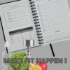 GotchaZ Fitness Journal & Workout Planner, Workout Log Book for Weight Loss, Exercise Log Book for Men Women, Weight Lifting log book, Fitness Tracker & journal, Black, 8.5 x 6 x 0.6 - Image 3