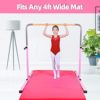 SHIWEI Gymnastics Training Bar- Height Adjustable 3' to 5' Horizontal Kip Bar for Kids - Image 5
