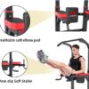 Power Tower Dip Station Workout Pull up for Home Gym Adjustable Height Strength Training Fitness Equipment - Image 6