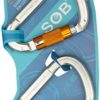 SOB Auto Locking Climbing Carabiner Clips 2Pack Heavy Duty Asymmetrical Carabiner Connector Used for Rappelling Gear Rescue Outdoor Projects Dog Leash - Image 7