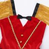 RUNQHUI Kids Girls Circus Show Ringmaster Costume Princess Dance Leotard Christmas Halloween Fancy Dress - Image 5