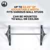 Bells of Steel Pull Up Bar - Ceiling or Wall-Mounted Pull Up Station for Commercial and Home Gym - for Pull ups, Kips, Dips, Legs Raises - 32 mm Diameter, 14 Gauge Steel, 330 lb Capacity - Image 4