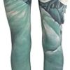 Witkey Women Yoga Pants Printed Over The Heel Stirrup Yoga Leggings High Waist Power Flex Capris Leggings for Fitness Running - Image 5