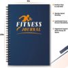 Fitness Journal for Women & Men, Workout Journal, Workout Log Book - Good Gym & Workout Accessories For Women & Men, Including Food Journal, Wellness Journal & Planner, Blue - Image 2