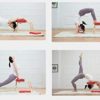 AHXF Yoga Inversion Chair, Backless Yoga Chair,Yoga Headstand Bench,Headstand Bench with Thick Cushion Yoga Stool Inversion Bench Idea for A Variety of Different Poses (Color : Pink) - Image 3