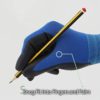DEX FIT Premium Nylon Nitrile Work Gloves FN320; Firm Non-Slip Grip; Thin & Lightweight; Durable & Foam Coated; 3D-Comfort Fit; Machine Washable, Blue S (7) 3 Pairs - Image 5