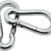 4 Inch Spring Snap Hook Carabiner, 304 Stainless Steel Snap Hook Heavy Duty Carabiner Clip for Carabiner Outdoor, 2 Pack - Image 3