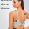 ZeroBound Women's High Impact Sports Bra Underwire Full Support Lightly Lined Workout Adjustable Straps Plus Size Bras - Image 5
