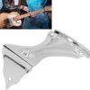 Guitar Bent Tailpiece Metal Material Silver Color Hole Design Highly Controllable with Mounting Screw for 6-string Resonator Guitars 12 x 7 x 5cm / 4.7 x 2.8 x 2in - Image 2
