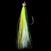 Bucktail Teasers Fishing Hook with 3D Eyes 5PCS High Carbon Steel Hooks Fluke Rigs Mylar Flash Bucktail Teasers Fly Fishing Bass Sea Lures - Image 4