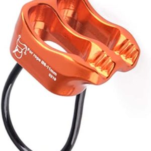 TRIWONDER ATC Belay Device V-grooved Micro Rescue Guide Belay Device Rock Rappelling