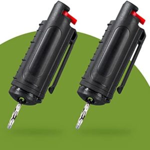 Mageloly 2 Pack Pepper Spray, Police Strength Black Pepper Spray Keychain for Women Self Defense , Tear Gas, Paper Spray for Girls Set,with Quick Release for Easy Access Finger Grip for Accurate Aim