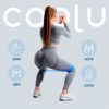 COOLU Mini Resistance Loop Bands – Set of 5 Stretching Training Bands for Home Workout, Fitness, Gym, Physical Therapy, Exercise, Yoga, Pilates for Women and Men – with Special Carry Bag - Image 3