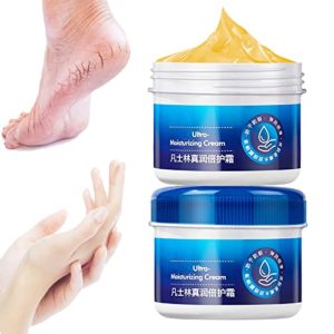 Foot Cream Anti-Cracking Moisturizing Foot and Hand Cream Beauty, Foot Cream For Dry Cracked Heels, Cracked Heel Treatment Repair, Foot Lotion Soften Rough & Calloused Feet Hand (2Pcs)